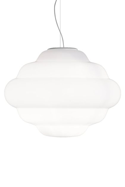 Bsweden cloud pendel vit, opalglas utan färgfilter