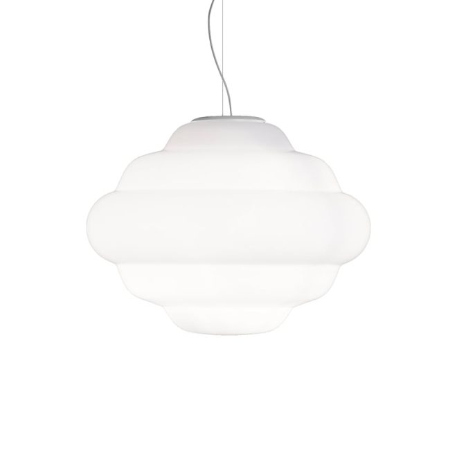 Bsweden cloud pendel vit, opalglas utan färgfilter