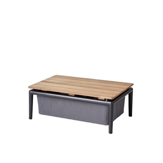 Cane-line conic boxbord grey, teak