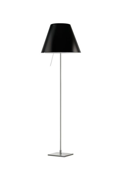 Luceplan costanza d13 t.i.f. golvlampa liquorice