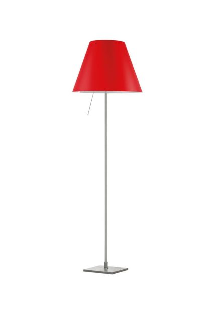 Luceplan costanza d13 t.i.f. golvlampa primary red