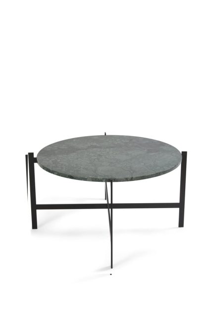 Ox denmarq deck soffbord marmor grön, svart stativ