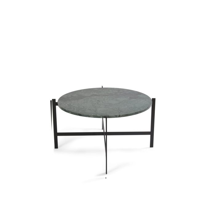 Ox denmarq deck soffbord marmor grön, svart stativ