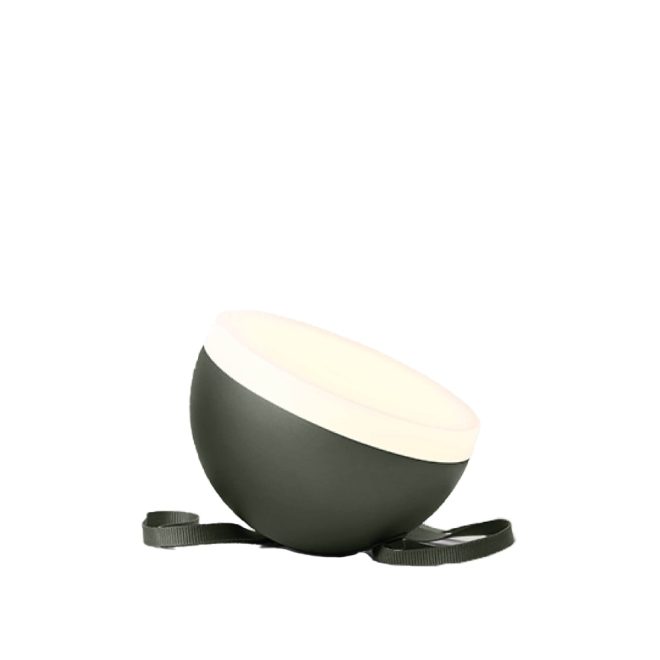 New works sphere portable lampa deep green