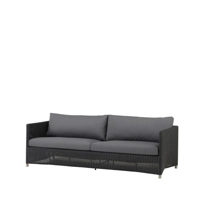 Cane-line diamond soffa 3-sits weave cane-line cane-line natté graphite