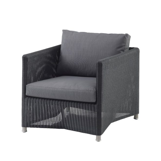 Cane-line diamond loungefåtölj weave cane-line natté graphite