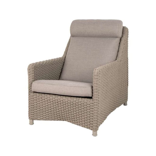 Cane-line diamond highback fåtölj soft rope cane-line natté taupe