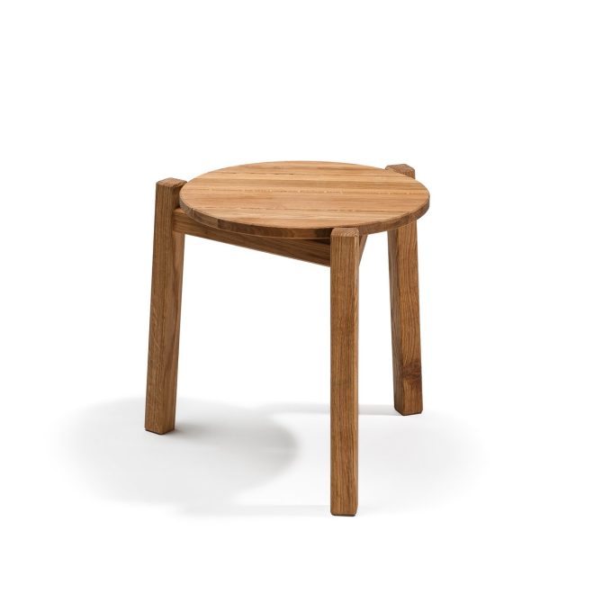Skargaarden djurö soffbord teak, ø42 cm