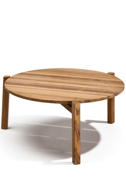 Skargaarden djurö soffbord teak, ø79 cm