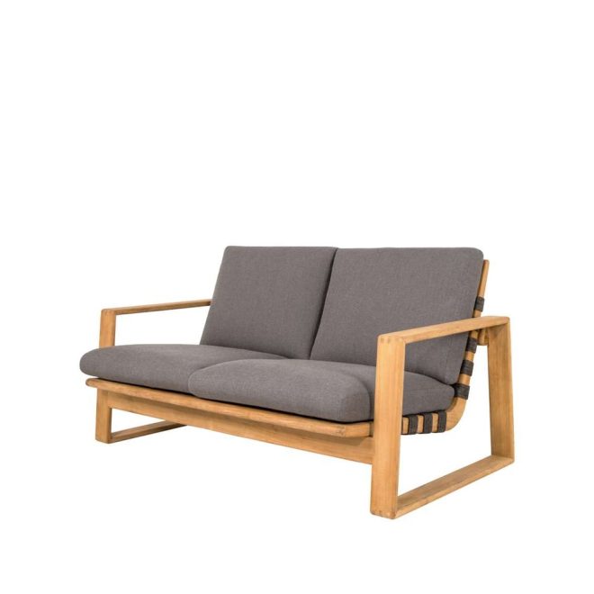 Cane-line endless soft 2-sits soffa teak cane-line airtouch grey