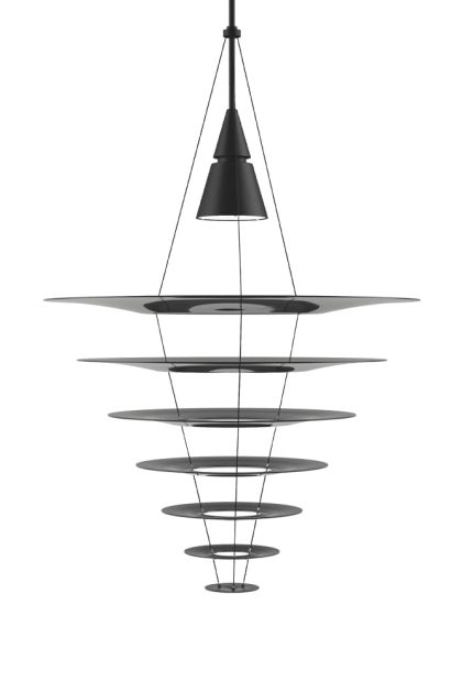 Louis poulsen enigma 825 pendel svart, led