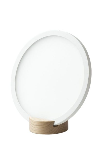 Innolux epic bordslampa vit, lampfot ask