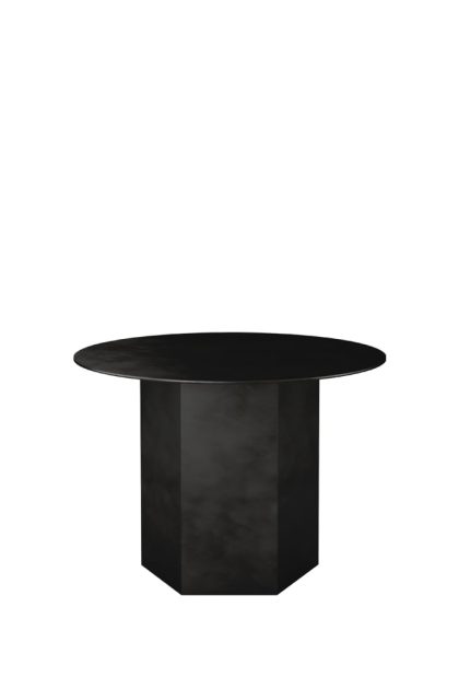 Gubi epic steel soffbord midnight black, Ø60cm