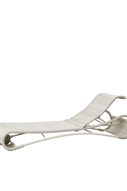 Cane-line escape solsäng white grey
