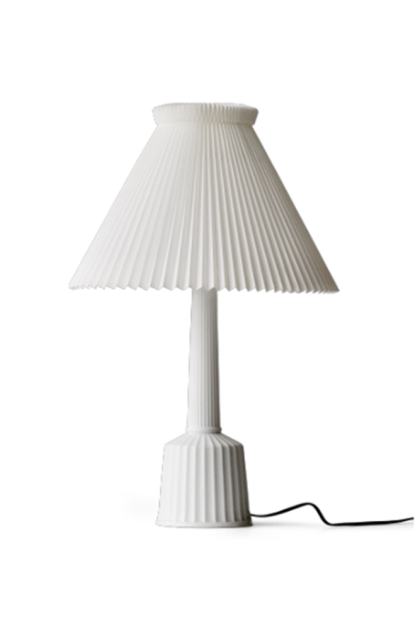 Lyngby porcelæn esben klint bordslampa vit, h.65 cm