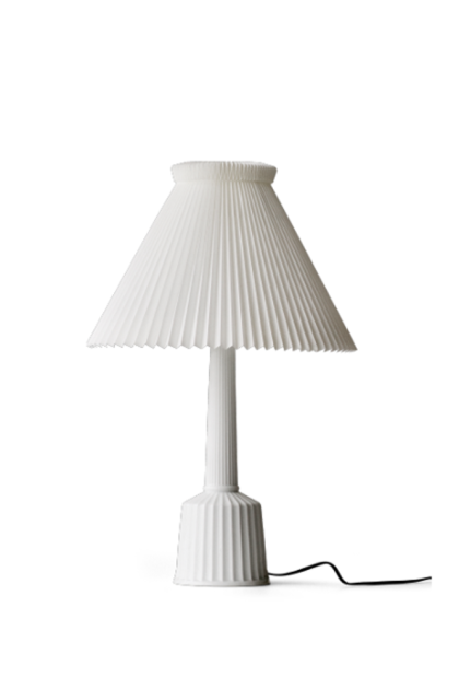 Lyngby porcelæn esben klint bordslampa vit, h.44 cm