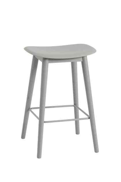 Muuto fiber counter stool barpall 65 cm grey