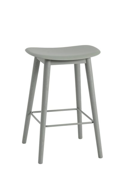 Muuto fiber counter stool barpall 65 cm dusty green