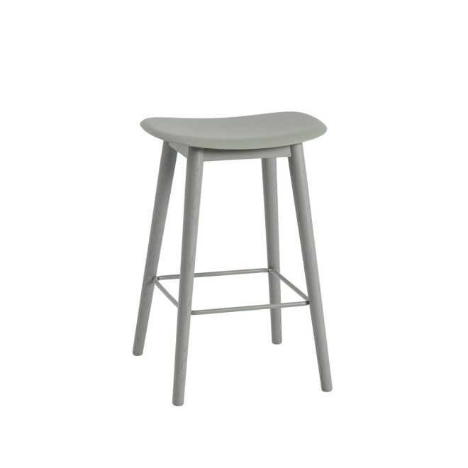 Muuto fiber counter stool barpall 65 cm dusty green