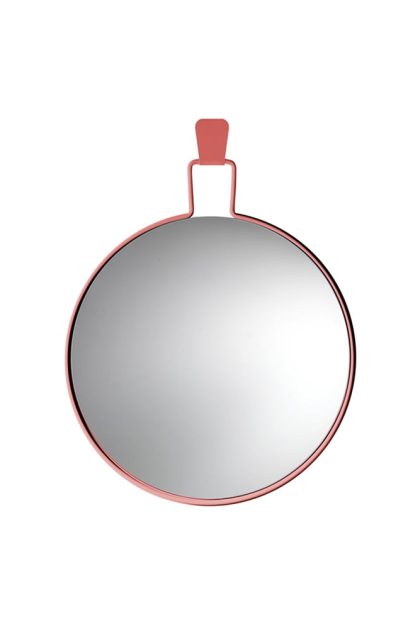 Smd design flora spegel rosa, Ø40 cm