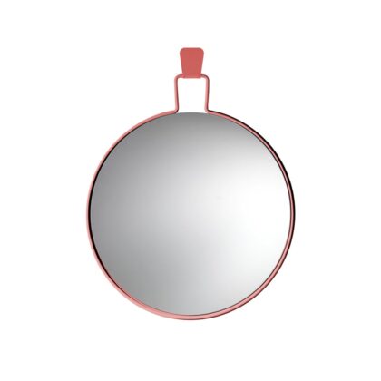 Smd design flora spegel rosa, Ø60 cm