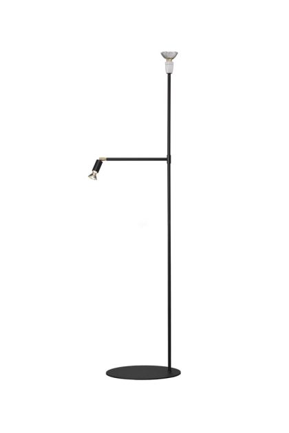 Örsjö belysning galax golvlampa svart struktur