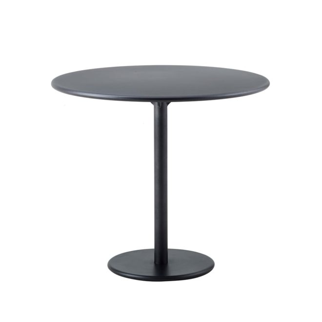 Cane-line go cafébord Ø80 cm lava grey-lava grey