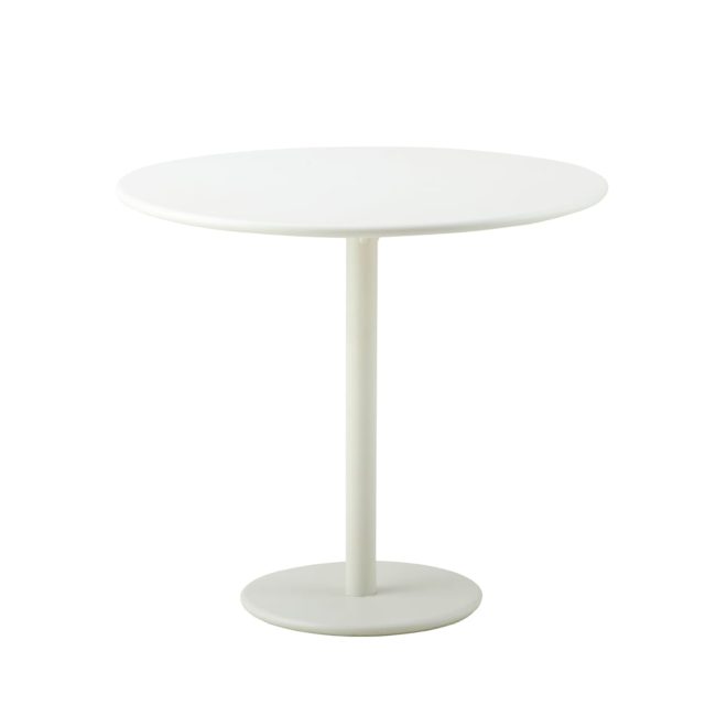 Cane-line go cafébord Ø80 cm white-white