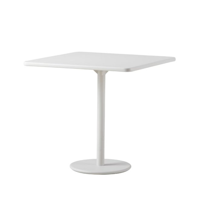 Cane-line go cafébord 75x75 cm white-white