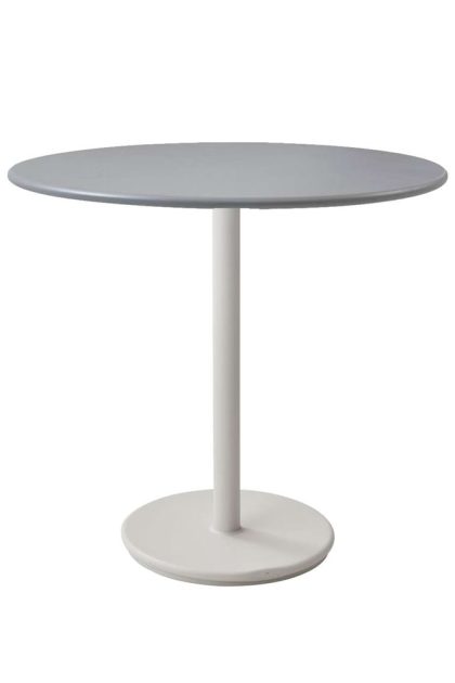 Cane-line go cafébord Ø80 cm light grey-white
