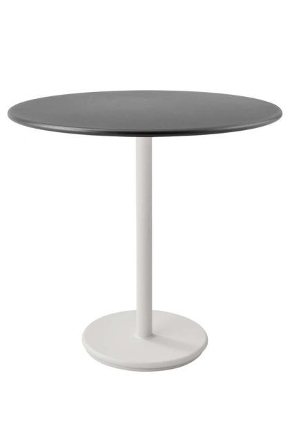 Cane-line go cafébord Ø80 cm lava grey-white
