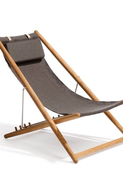 Skargaarden h55 vilstol teak slate dark grey