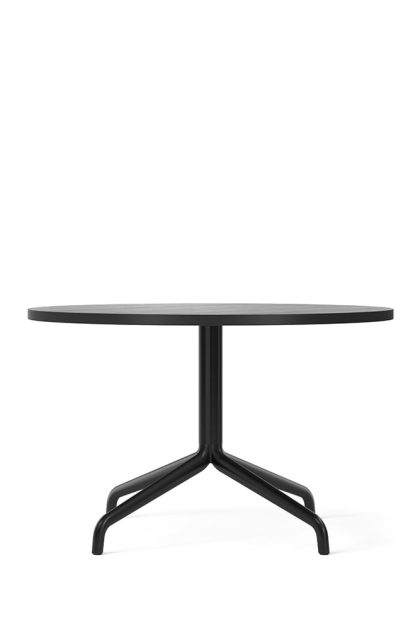 Audo copenhagen harbour column loungebord oak black, svart stålstativ