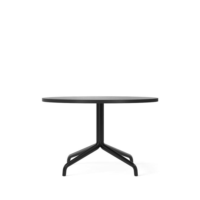 Audo copenhagen harbour column loungebord oak black, svart stålstativ