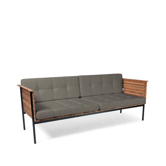Skargaarden häringe soffa sunbrella natté nature grey-teak-svart