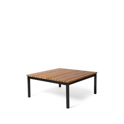 Skargaarden häringe soffbord teak, small, svart stålstativ