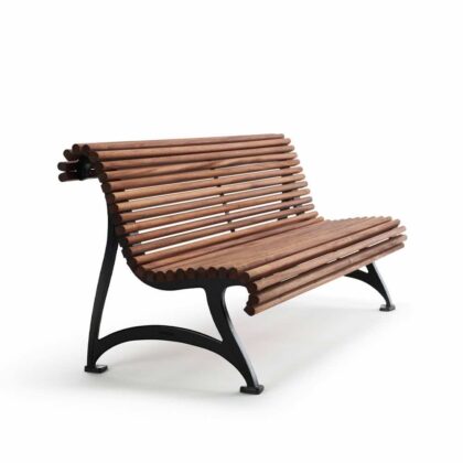 Byarums bruk jujol soffa mahogny, svart stativ