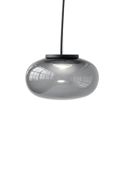 New works karl-johan small pendel Ø23 cm rökgrå
