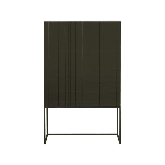 Asplund kilt light skåp taupe