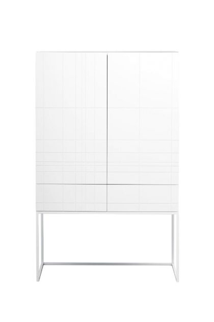 Asplund kilt light skåp white