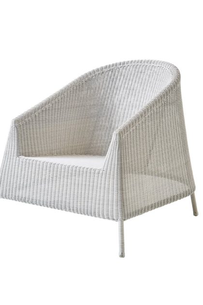 Cane-line kingston loungefåtölj white grey