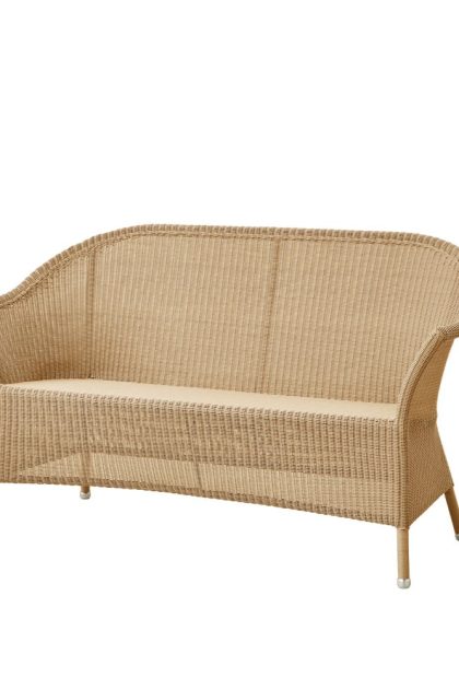 Cane-line lansing soffa 2-sits weave natural