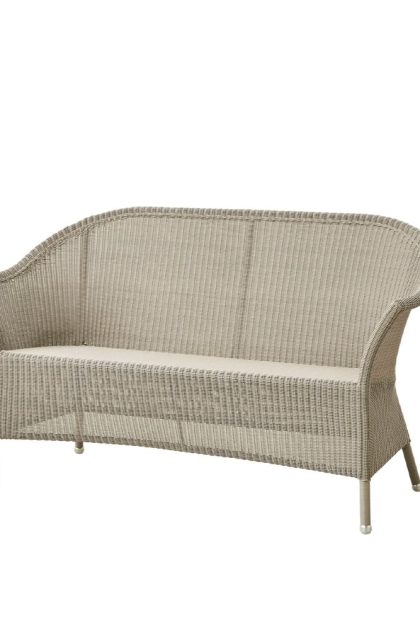Cane-line lansing soffa 2-sits weave taupe