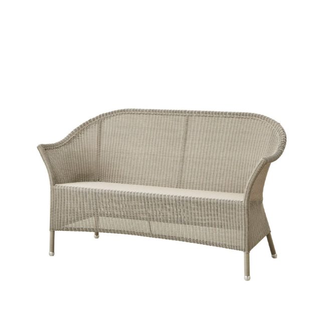 Cane-line lansing soffa 2-sits weave taupe