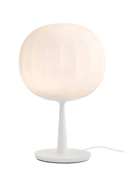 Luceplan lita bordslampa ø30 cm, vitt stativ