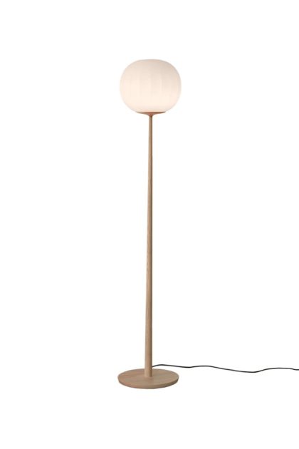 Luceplan lita golvlampa ø30 cm, askstativ