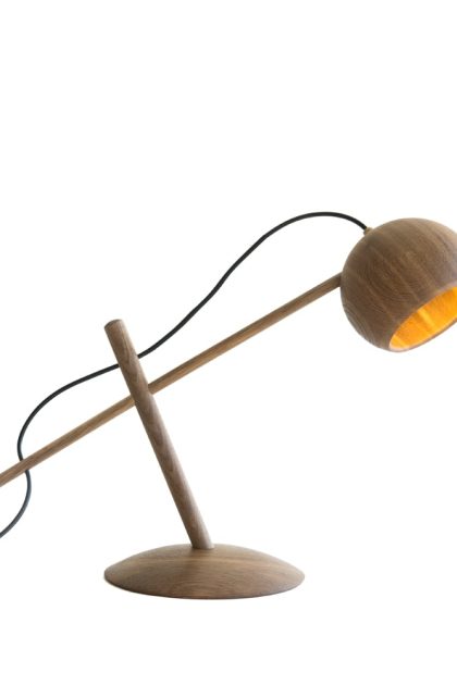 Brdr. krüger lune bordslampa ek rökolja