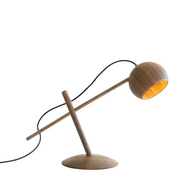 Brdr. krüger lune bordslampa ek rökolja