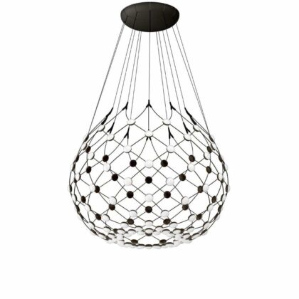 Luceplan mesh taklampa svart, medium