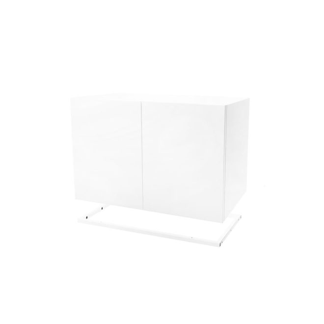 Zweed molto 560 skåpmodul vit, inkl. vit metallram